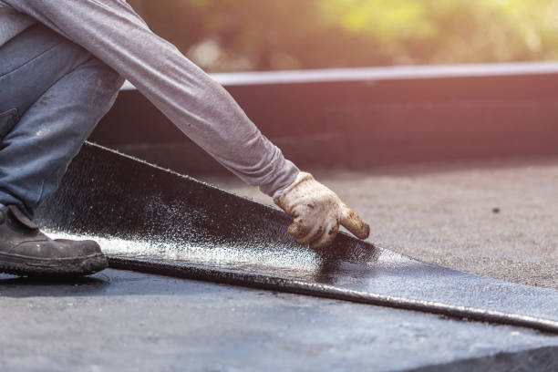 Professional Waterproofing technician working in Pedricktown, NJ
